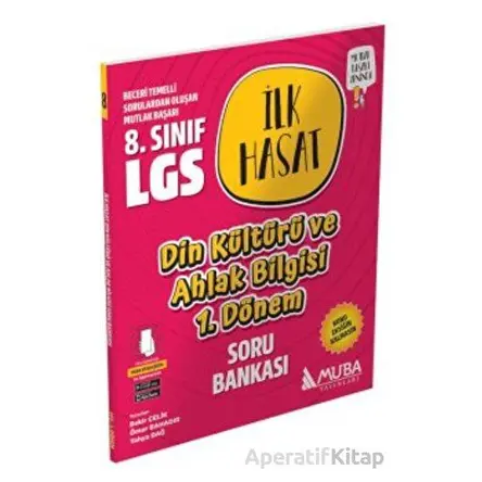 8.Sınıf 1.Dönem Din Kültürü Soru Bankası (Kampanyalı) Muba Yayınları