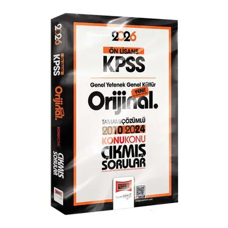 2026 KPSS Ön Lisans Orijinal 2010-2024 Konu Konu Çıkmış Sorular Yargı Yayınevi