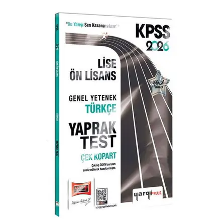 2026 KPSS Lise-Ön Lisans Türkçe Çek Kopart Yaprak Test Yargı Yayınevi