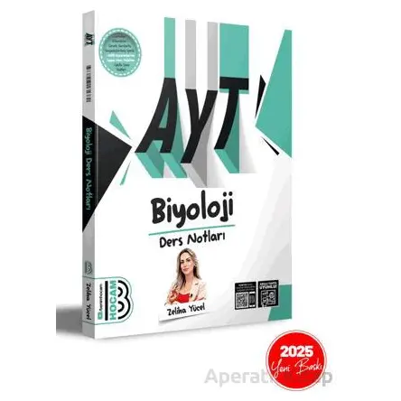 2025 Benim Hocam Yayınları - AYT Biyoloji Ders Notları