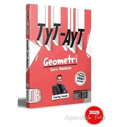 2025 TYT AYT Geometri Tamamı Video Çözümlü Soru Bankası