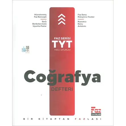 TYT Coğrafya Defteri (Kampanyalı) Faz Yayınları