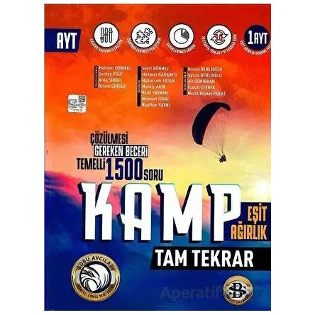 AYT Eşit Ağırlık Tam Tekrar Kamp (Kampanyalı) Bilgi Sarmal Yayınları