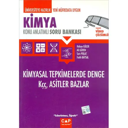 Kimyasal Tepkimelerde Denge, Asitler Bazlar (Kampanyalı) Çap Yayınları