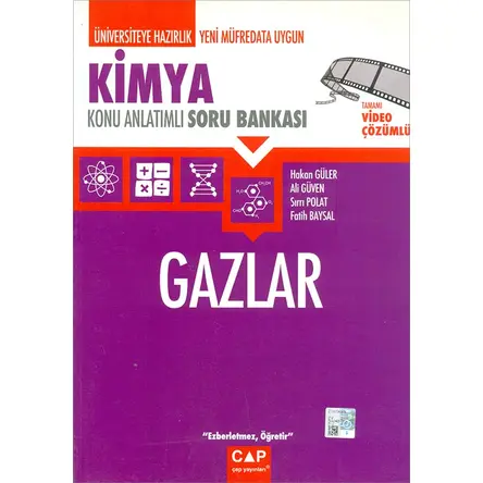Kimya Gazlar Konu Anlatımlı Soru Bankası (Kampanyalı) Çap Yayınları