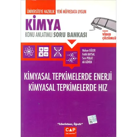 Kimyasal Tepkimelerde Enerji Kimyasal Tepkimelerde Hız (Kampanyalı) Çap Yayınları