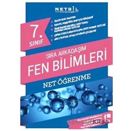 7.Sınıf Fen Bilimleri Sıra Arkadaşım (Kampanyalı) Netbil Yayıncılık