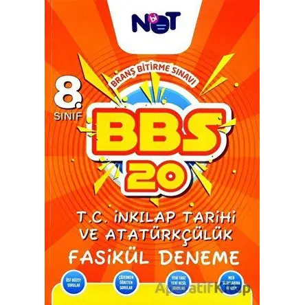 8. Sınıf T.C. İnkılap Tarihi ve Atatürkçülük Fasikül Deneme (Kampanyalı) Binot Yayınları