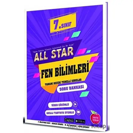 7.Sınıf All Star Fen Bilimleri Soru Bankası (Kampanyalı) Newton Yayınları