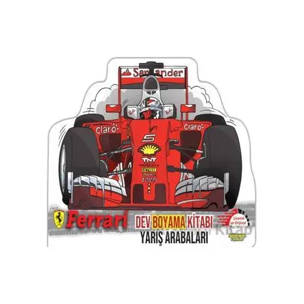 Ferrari Dev Boyama Yarış Arabaları - Kolektif - Selimer Yayınları