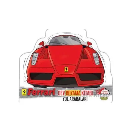 Ferrari Dev Boyama Yol Arabaları - Kolektif - Selimer Yayınları