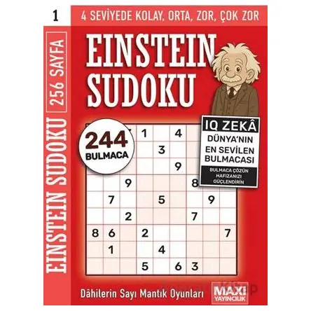 Einstein Sudoku - Bertan Kodamanoğlu - Maxi Yayıncılık
