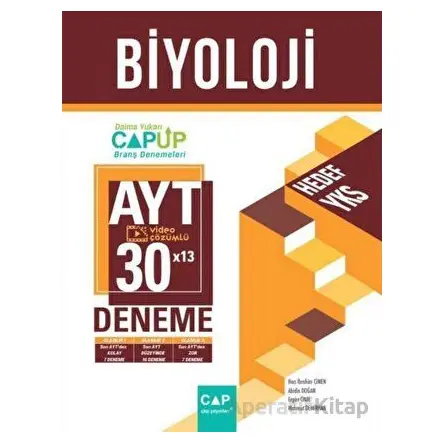AYT Biyoloji 30x13 Up Deneme (Kampanyalı) Çap Yayınları