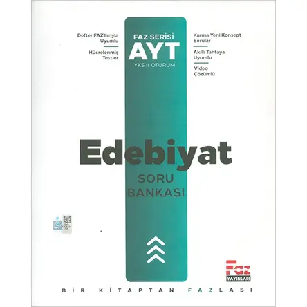 AYT Edebiyat Soru Bankası (Kampanyalı) Faz Yayınları