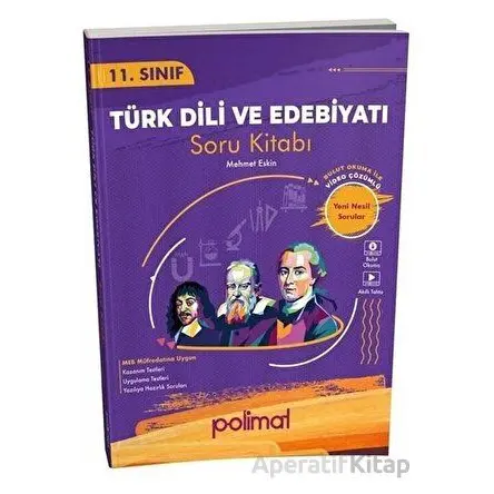 11.Sınıf Türk Dili ve Edebiyatı Soru Kitabı (Kampanyalı) Polimat Yayınları
