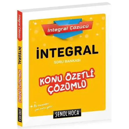İntegral Konu Özetli Çözümlü Soru Bankası (Kampanyalı) Şenol Hoca Yayınları