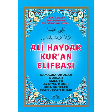 Kur’an Elifbası (Mavi) Haktan Yayınları