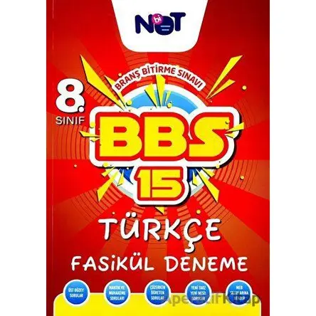 8.Sınıf Türkçe Branş Bitirme Sınavı 15 Fasikül Deneme (Kampanyalı) Binot Yayınları