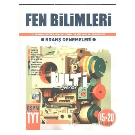 TYT Fen Bilimleri Branş Denemeleri (Kampanyalı) Ulti Yayınları