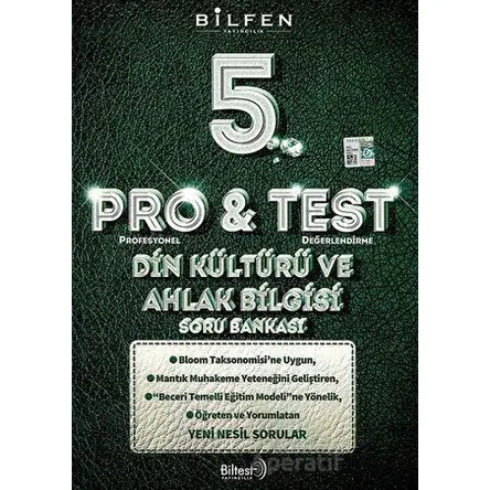 5.Sınıf Din Kültürü ve Ahlak Bilgisi ProTest Soru Bankası (Kampanyalı) Bilfen Yayıncılık