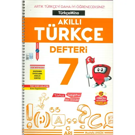 7.Sınıf Akıllı Türkçe Defteri (Kampanyalı) Arı Yayıncılık