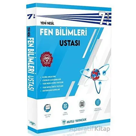7.Sınıf Yeni Nesil Fen Bilimleri Ustası Mutlu Yayınları