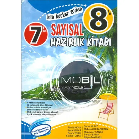 7den 8e Sayısal Hazırlık Kitabı (Kampanyalı) Mobil Yayıncılık
