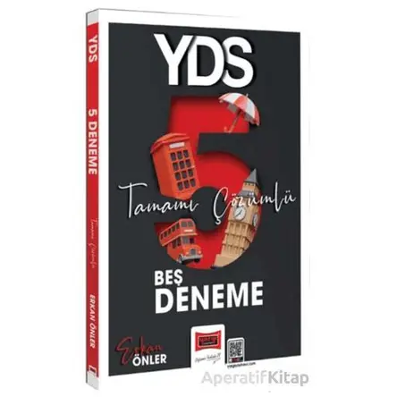 2025 YDS Tamamı Çözümlü 5 Deneme - Erkan Önler - Yargı Yayınevi