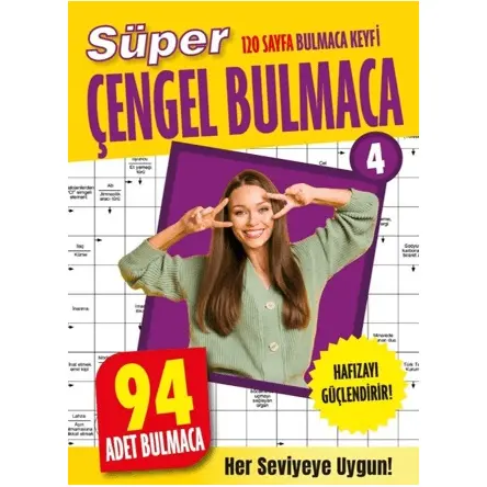 Süper Çengel Bulmaca 4 - Hakan Kayar , Zeliha Kayar - Dokuz Yayınları