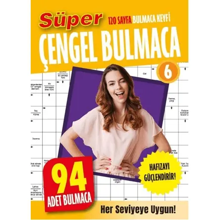 Süper Çengel Bulmaca 6 - Hakan Kayar , Zeliha Kayar - Dokuz Yayınları