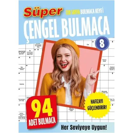 Süper Çengel Bulmaca 8 - Hakan Kayar - Dokuz Yayınları