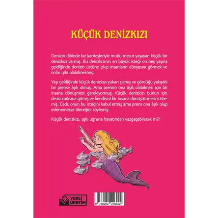 Küçük Deniz Kızı - Hans Christian Andersen - Aperatif Kitap Yayınları