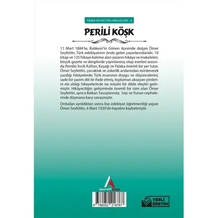 Perili Köşk - Ömer Seyfettin - Aperatif Kitap Yayınları