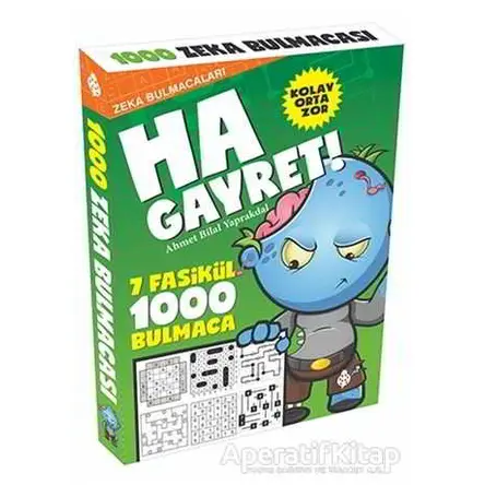 Ha Gayret! - Zeka Bulmacaları - Ahmet Bilal Yaprakdal - Uğurböceği Yayınları