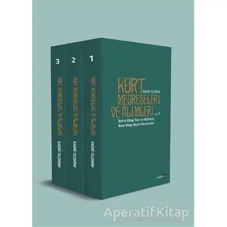 Kürt Medreseleri - 3 Cilt Takım - Kadri Yıldırım - Avesta Yayınları