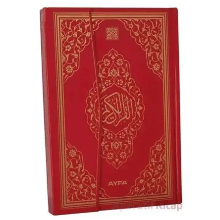 058 Kırmızı - Mühürlü Orta Boy Kuranı Kerim - Kolektif - Ayfa Basın Yayın