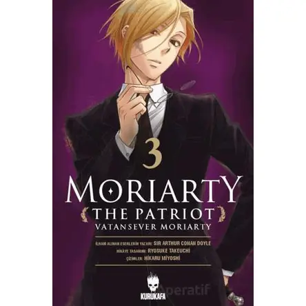 Moriarty the Patriot - Vatansever Moriarty 3 - Ryosuke Takeuchi - Kurukafa Yayınevi