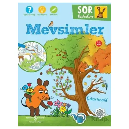 Mevsimler – Sor Bakalım Çıkartmalı! - Laura Leintz - İş Bankası Kültür Yayınları