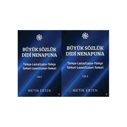 Büyük Sözlük Didi Nenapuna Cilt 1 – 2 - Metin Erten - Cinius Yayınları