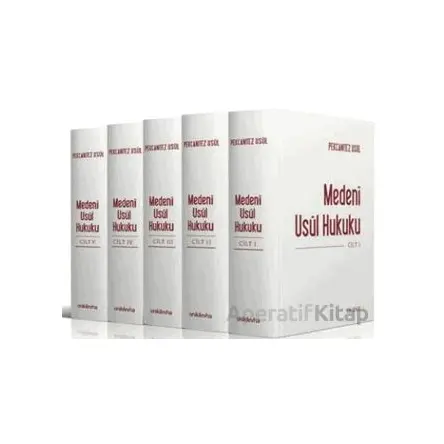 Pekcanıtez Usul - Medeni Usul Hukuku (5 Cilt) - Kollektif - On İki Levha Yayınları