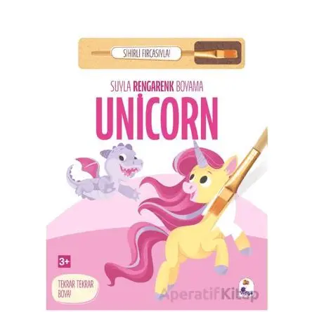 Suyla Rengarenk Boyama – Unicorn (Sihirli Fırçasıyla) - Kolektif - İndigo Çocuk