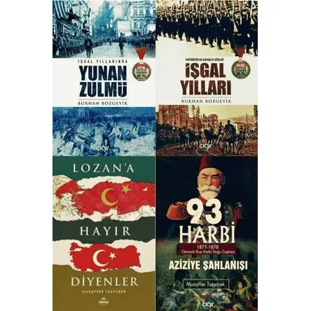 Yakın Tarihin Bilinmeyen Gerçekleri Serisi (4 Kitap) - Muzaffer Taşyürek - Ravza Yayınları