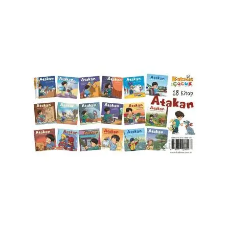 Atakan Serisi 18 Kitaplık Set - Seda Darcan Çiftçi - Kaknüs Yayınları