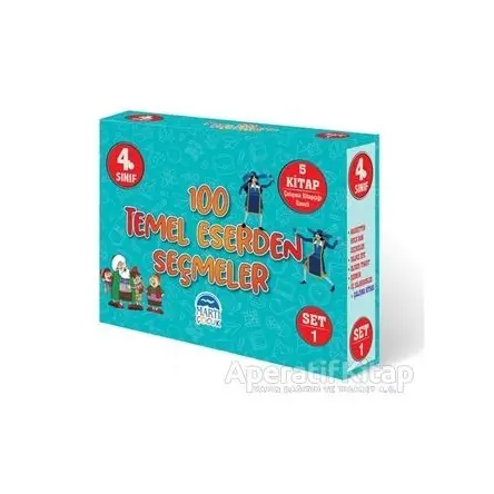 4. Sınıf 100 Temel Eserden Seçmeler Set 1 - Kolektif - Martı Çocuk Yayınları