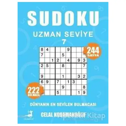 Sudoku Uzman Seviye 7 - Celal Kodamanoğlu - Olimpos Yayınları