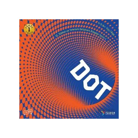 Dot - IQ Dİkkat ve Yetenek Geliştiren Kitaplar Serisi 1 (Level 1) - Kolektif - TÜZDER Yayınları