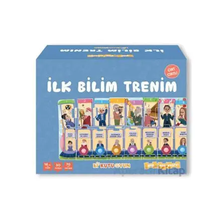 İlk Bilim Trenim - Cırt Cırtlı Yapboz ve Kitap Seti - Buse Nazilli - Bi Kutu Oyun