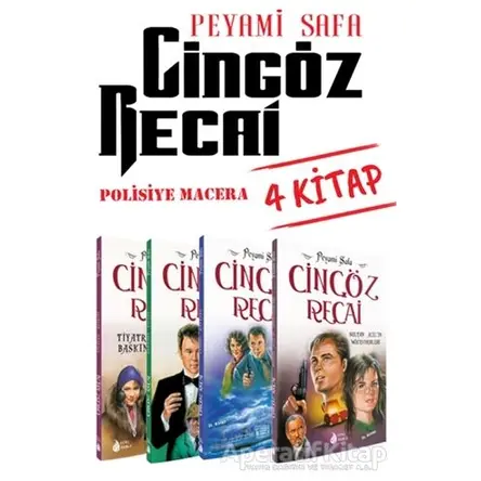 Cingöz Recai Seti (4 Kitap Takım) - Peyami Safa - Genç Damla Yayınevi