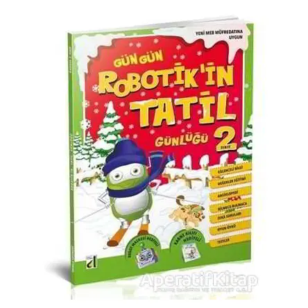 Gün Gün Robotikin Tatil Günlüğü 2 - Kolektif - Damla Yayınevi