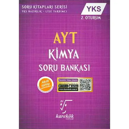 Karekök AYT Kimya Soru Bankası 9786057554888